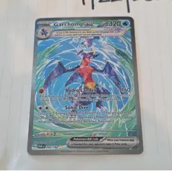 Pokemon Garchomp ex 245/182 SV04 Paradox Rift Special Illustration Rare Holo - Image 1