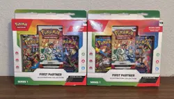 POKEMON TCG Lot Of 2 SEALED First Partner Illustration Collection Boxes SERIES 1 - Image 1