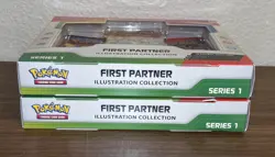 POKEMON TCG Lot Of 2 SEALED First Partner Illustration Collection Boxes SERIES 1 - Image 3