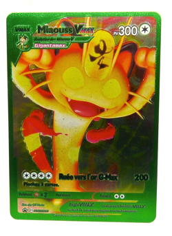 Carte Pokemon effet vert - FRANCE - Neuf - Miaouss Vmax - Image 1