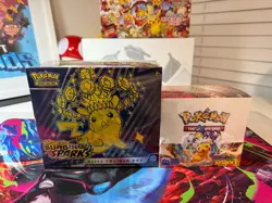 (Lot of 2) Pokemon - Surging Sparks Booster Box + Elite Trainer Box (ETB) sealed - Image 1