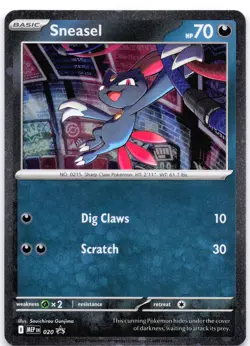 Sneasel (Cosmos Holo) 020 Holo ME: Mega Evolution Promo - Image 1