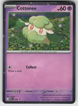 Cottonee (Cosmos Holo) 018 Holo Promo ME: Mega Evolution Promo Pokemon Holo NM - Image 1