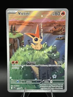 Pokemon TCG Victini 208 Scarlet & Violet Black Star Promos - Image 1