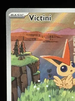 Pokemon TCG Victini 208 Scarlet & Violet Black Star Promos - Image 3