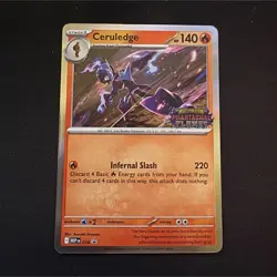 Pokemon Ceruledge 014 Me: Mega Evolution Promo Holo 140 HP Stage 1 English - Image 1