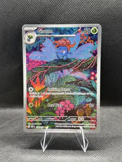 2023 Pokemon SV Obsidian Flames Gloom Illustration Rare #198/197 - Image 1