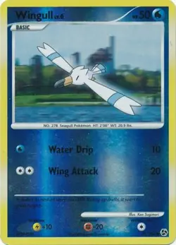 Pokemon - Wingull - 95/106 - Common - Reverse Holo - Great Encounters - NM - Image 1
