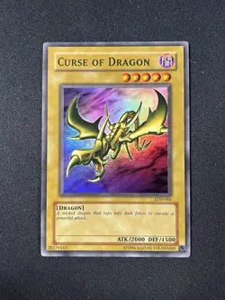Yugioh! Curse of Dragon - LOB-066 - Super Rare Unlimited Original print MINT - Image 1