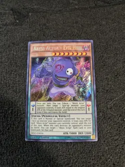 Abyss Actor - Evil Heel - DESO-EN016 - Secret Rare - 1st ed - Yugioh - Image 1