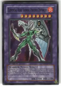 Elemental Hero Shining Phoenix Enforcer Super Rare DP05-EN013 NM - Image 1