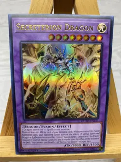 Yugioh Secreterion Dragon DUAD-EN037 Duelist's Advance Ultra Rare 1st Edition - Image 4