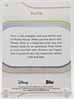 2025 Topps Disney Chrome Pluto #95 - Image 2