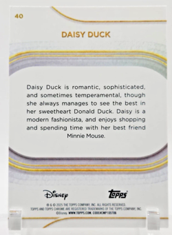 2025 Topps Chrome Disney Daisy Duck #40 - Image 2