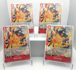 Bear King Playset - OP06-012 x4 - Wings of the Captain - One Piece TCG - English - Image 1