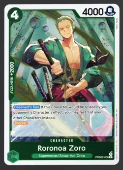 Roronoa Zoro - PRB02-006 PRB02-006 Premium Booster -The Best- Vol. 2 Foil - Image 1