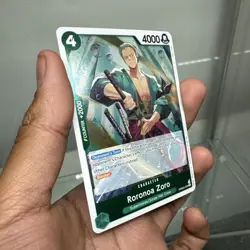 One Piece CCG Roronoa Zoro PRB02-006 Premium Booster Vol.2 Rare Foil 4000 Power - Image 1