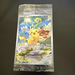 Sealed Pikachu SVP 027 Scarlet & Violet Promo Card Paldea Pokemon NM/Mint #027 - Image 1