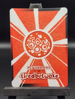 Flareon 205/250 Exclusive Pluto Coco X Tiredbutwoke Holo Fanart Pokemon Card - Image 2