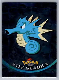 Seadra #117 Topps Pokemon Card - Foil - Blue Logo - NM - Image 1