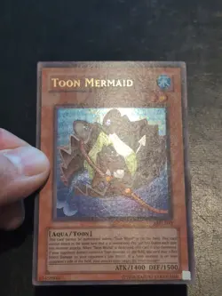 Yu-Gi-Oh! ULTRA RARE CARD TOON MERMAID MRL-072 1996 VINTAGE PRINT NM/VLP - Image 2