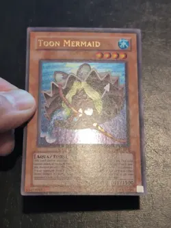 Yu-Gi-Oh! ULTRA RARE CARD TOON MERMAID MRL-072 1996 VINTAGE PRINT NM/VLP - Image 3