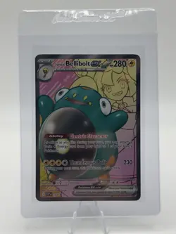 Pokemon TCG Iono's Bellibolt EX 194 Scarlet & Violet Promo Cards Full Art - Image 1