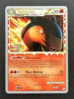 Typhlosion 110/123 Non Holo World Championship 2011 Pokemon Card - Image 1