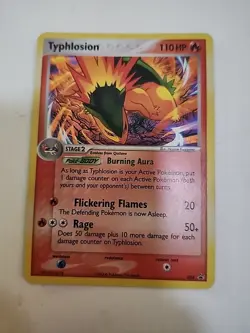 TYPHLOSION 034 RARE HOLO 2006 BLACK STAR PROMO POKEMON CARD - Image 1