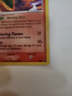 TYPHLOSION 034 RARE HOLO 2006 BLACK STAR PROMO POKEMON CARD - Image 2