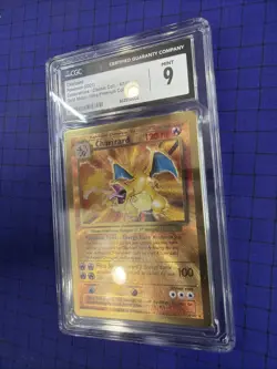 CGC Mint 9 Charizard Holo Metal Card Celebrations Series 004/102 - Image 4