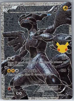 Zekrom 114/114 Celebrations: Classic Collection - Pokemon Card - NM - Image 1