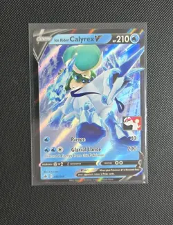 Ice Rider Calyrex V Holo Play Prize Pack Series Promo Pokemon Card - Image 1