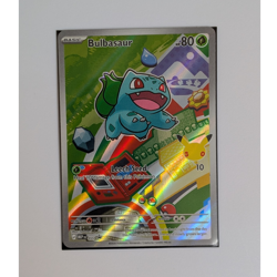 Bulbasaur 037 MEP: Full Art Holo Pokemon TCG 80 HP Basic Plant Card - Image 1