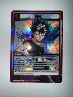 Union Arena Yu Yu Hakusho Trading Card UA21BT/YYH-1-083 SR Hiei English - Image 1