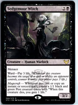 Sedgemoor Witch (86) - Normal - Strixhaven: School of Mages (STX) - NM - Image 1