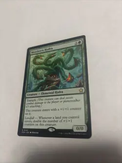 Mossborn Hydra #107 Regular Rare Nm Foundations Magic The Gathering Wizards - Image 1