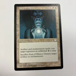 Aura of Silence MP Weatherlight MTG English Regular #7 Tax Artifacts - Image 1