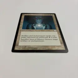 Aura of Silence MP Weatherlight MTG English Regular #7 Tax Artifacts - Image 2