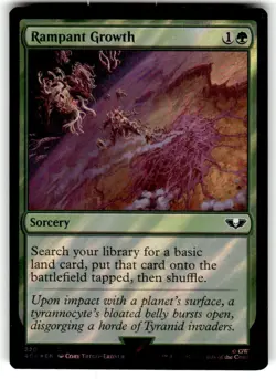 MTG Warhammer 40K C Rampant Growth #220 FOIL MTG - Image 1