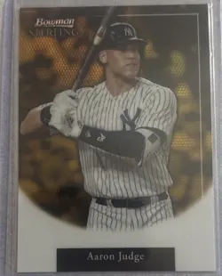 Topps 2019 Bowman Sterling Aaron Judge SR-AJ Gold Refractor /50 Yankees - Image 1