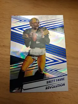 2025 Panini Revolution Infinite 1/8 Brett Favre #90 HOF Packers SP - Image 1