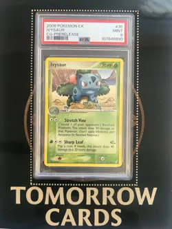 Pokemon Ivysaur Crystal Guardians prerelease #35 PSA 9 Mint Eng. 2006 Bisaknosp - Image 1