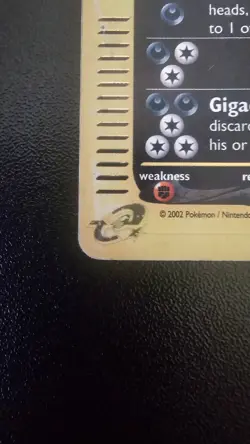 Pokemon TCG Tyranitar | Ultra Rare Holo | H28/H32 Aquapolis Damaged - Image 2