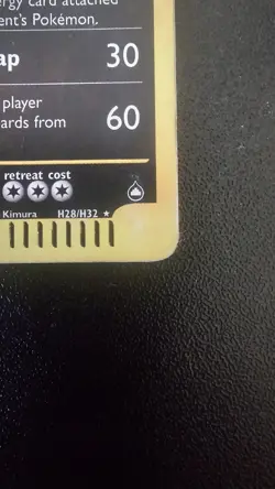 Pokemon TCG Tyranitar | Ultra Rare Holo | H28/H32 Aquapolis Damaged - Image 3