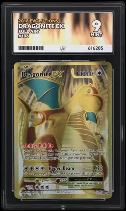 🔹ACE 9 MINT🔹Dragonite EX 106/108 Full Art Holo🔸XY Evolutions 2016 Pokemon TCG - Image 1