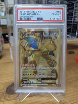 Pokemon TCG Dragonite EX 106/108 Full Art XY Evolutions PSA 10 GEM MINT - Image 2