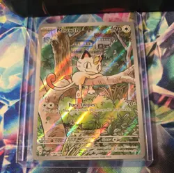 Pokemon TCG - Meowth Illustration holo Rare - Phantasmal Flames 106/94 - Mint - Image 1