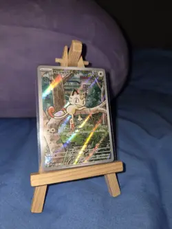 Pokemon TCG - Meowth Illustration Rare - Phantasmal Flames 106/94 Top Loader - Image 2