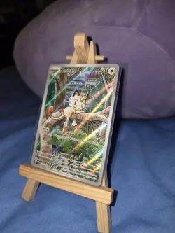 Pokemon TCG - Meowth Illustration Rare - Phantasmal Flames 106/94 Top Loader - Image 3